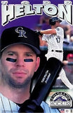 2001 Todd Helton Collage MLB Colorado Rockies Original Starline Poster 22