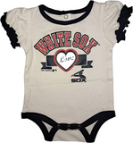 Chicago White Sox MLB Girl's Bodysuit Creeper Set 0/3 Months