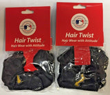 Pittsburgh Pirates Hair Twist Scrunchie MLB - SET OF 2