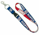 NFL New York Giants 2 Sided Breakaway Lanyard Key Chain FREE SHIPPING