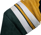 Green Bay Packers GIII Apparel NFL Men's Full Zip Suede Leather Jacket MEDIUM