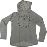 Atlanta Falcons Women's Hooded Pullover Shirt Gray Medium