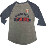 Minnesota Twins Men's Two Button Long Sleeve Shirt Small