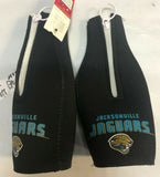 Jacksonville Jaguars NFL Kolder Bottle Cooler Neoprene Zip up Suit Set of 2