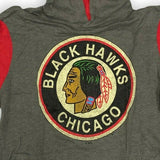 Chicago Blackhawks NHL Men's Long Sleeve Hooded Distressed T-Shirt Small