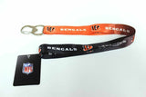 Cincinnati Bengals PSG Two Tone Logo Lanyard Bottle Opener Keychain Key Clip