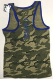 Chicago Cubs MLB Women's Camo Ringer Tank Top Choose Size