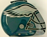 Philadelphia Eagles Helmet Shaped Metal Lunch Box COLLECTIBLE 8