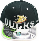 Reebok Anaheim Ducks S/M Fitted Hat Black 2-1 Adjustable Visor…