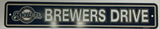 Milwaukee Brewers 4"x24" Plastic Street Sign NEW MLB Banner Avenue