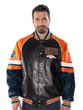 GIII Sports Denver Broncos NFL Faux Leather Jacket  CHOOSE SIZE