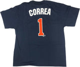 Houston Astros Carlos Correa Men's Short Sleeve T-Shirt Navy XL
