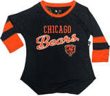Chicago Bears Womens 3/4 Sleeve T-Shirt XS