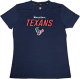 Houston Texans NFL Womens MSX Core Crewneck Drifit T-Shirt Choose Size