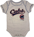 Chicago Cubs MLB Boy's 2 Piece Bodysuit Creeper Set 0/3 Months Snoopy Cubs Logo