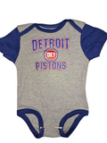 Detroit Pistons NBA Boy's Baby Toddler 3 Piece Bodysuit Creeper Set 18 Months