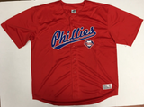 Philadelphia Phillies MLB Full Button Dri Fit Men's Baseball Jersey 2XL