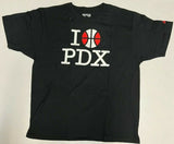 adidas Portland Trail Blazers NBA I Love PDX Men's T-Shirt Black 2X