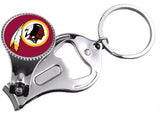 Washington Redskins 3-IN-1 Keychain, Nail Clipper, Bottle Opener NFL