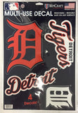 Detroit Tigers MLB Multi-Use Decals 11"X17" Sheet