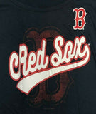 Boston Red Sox Women's Scoop Neck Short Sleeve T-Shirt Blue XS