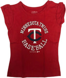 Minnesota Twins Baseball Girl's Short Sleeve T-Shirt 2T Red