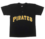 Majestic Pittsburgh Pirates 2-Button Men's Jersey Shirt SMALL