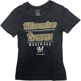Milwaukee Brewers Baseball Girl's Short Sleeve T-Shirt 6/6X Blue