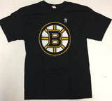 Boston Bruins NHL Men’s Distressed Logo Black T-Shirt Medium