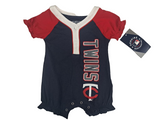 Minnesota Twins MLB Girl's Infant Baby Toddler Fringe Romper 0/3 Months