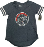 Washington Wizards Women’s Dry Fit V-Neck T-Shirt Large Blue