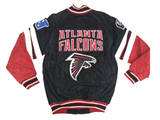 Atlanta Falcons GIII Apparel NFL Men's Full Zip Suede Leather Jacket SMALL