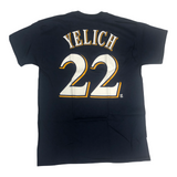 Milwaukee Brewers Christian Yelich #22 Toddler Boy's T-Shirt Large 12 Months
