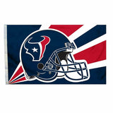 Houston Texans NFL Flag 3' x 5' Helmet Design Deluxe Banner Flag FREE SHIPPING