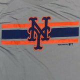 New York Mets Boy's Dry Fabric Active Short Sleeve T-Shirt Gray XL18/20