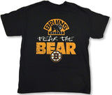Boston Bruins Fear the Bear Boy's Youth T-Shirt CHOOSE SIZE