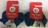Los Angeles Dodgers Hair Twist Scrunchie MLB - SET OF 2