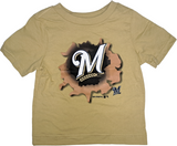 Milwaukee Brewers Logo MLB Baseball Boy's Short Sleeve T-Shirt Toddler 2T