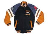 Denver Broncos GIII NFL Men's Full Zip Suede Leather Jacket SMALL