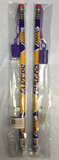 Los Angeles Lakers NBA 15" JUMBO Pencils w/Sharpeners 2 PACK
