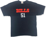 Buffalo Bills Paul Posluszny #51 Men's T-Shirt Blue NEW