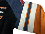 Denver Broncos GIII NFL Men's Full Zip Suede Leather Jacket LARGE