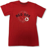 Boston Red Sox  Men's Crew Neck Short Sleeve  T-Shirt Red 2XL