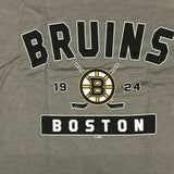 Boston Bruins Men's NHL Short Sleeve T-Shirt Medium Gray