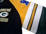 Green Bay Packers GIII Apparel NFL Men's Full Zip Suede Leather Jacket MEDIUM