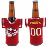 NFL Kansas City Chiefs Neoprene Bottle Jersey Cooler Set of 2