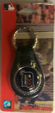 Detroit Tigers Logo & Leather FOB Key Chain MLB Licensed Baseball