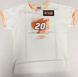 Tony Stewart #20 Vintage Camo Ringer Ladies Adult T-Shirt CHOOSE SIZE