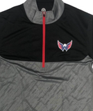 Washington Capitals Men's Dry Active Long Sleeve Half Zip Mock Neck Jacket S