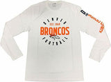 Majestic Denver Broncos Men's Long Sleeve T-Shirt CHOOSE SIZE